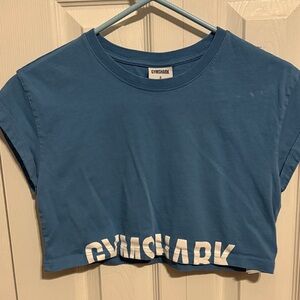 Gymshark Teal Cropped Tee